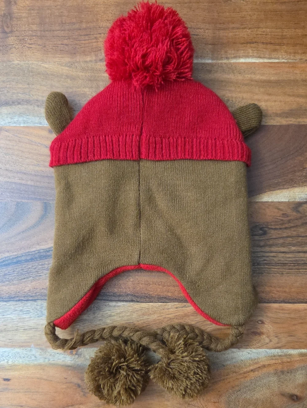 Buc-ee's Beaver Pom Pom Earflap Hat